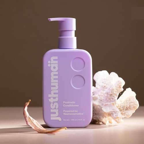 Justhuman Probiotic Conditioner | Nourishing & Fortifying Hair Conditioner for All Hair Types | Balances Scalp Microbiome | Smoothens Frizz | Clean Formulation | 330ml Justhuman Probiotic Conditioner | Nourishing & Fortifying Hair Conditioner for All Hair Types | Balances Scalp Microbiome | Smoothens Frizz | Clean Formulation | 330ml