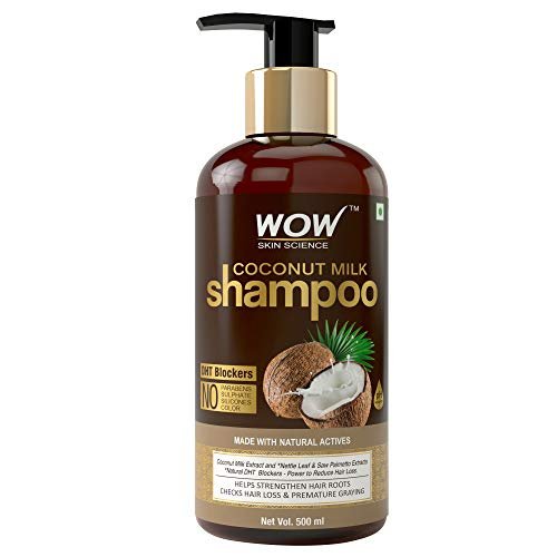WOW Skin Science Coconut Milk No Parabens, Sulphate, Silicone, Salt & Color Shampoo, 500mL WOW Skin Science Coconut Milk No Parabens, Sulphate, Silicone, Salt & Color Shampoo, 500mL