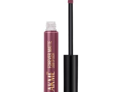 Lakme Forever Matte Liquid Lip Colour, Long-Lasting Liquid Lipstick, Lightweight & Transferproof, Smudgeproof - Mauve Ecstasy, 5.6ml
