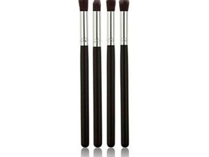 KYLIE Soft Horse Bristle Pencil Brush- Black, Silver, Set of 4