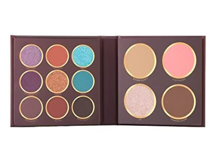 MARS The City Paradise Makeup Kit | Highly Pigmented and Blendable | 9 Eyeshadow Palette with 1 Highlighter, Blusher, Bronzer & Compact Powder each (16.0 gm) (02-Delhi)