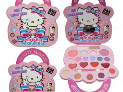 17 Colour Multi-functional Brifcase-Shaped Makeup Kit, Matte Eyeshadow, Lip Gloss, Highlighter, Blush, Contour Palette for Girls, Non-toxic, Washable with Folding Case (IG3181) (MakeUp Kit - HK)