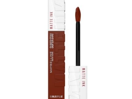 Maybelline New York Superstay Matte Ink Liquid Lipstick – 16H Longwear Matte | Renegade, 5ml