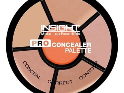 INSIGHT Pro Concealer Palette – Shade Concealer | Makeup Wheel for Face | Satin–Matte Finish | 3-in-1 Conceal, Contour & Correct | Waterproof | Full Coverage | 15gm