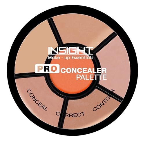 INSIGHT Pro Concealer Palette – Shade Concealer | Makeup Wheel for Face | Satin–Matte Finish | 3-in-1 Conceal, Contour & Correct | Waterproof | Full Coverage | 15gm INSIGHT Pro Concealer Palette – Shade Concealer | Makeup Wheel for Face | Satin–Matte Finish | 3-in-1 Conceal, Contour & Correct | Waterproof | Full Coverage | 15gm