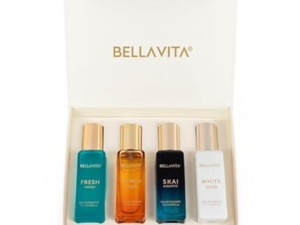 Bella Vita Luxury Long Lasting Unisex Perfume Gift Set | Perfume for Man | Gifts for Woman | 4x20ml | Woody, Aquatic & Sweet Premium Fragrance