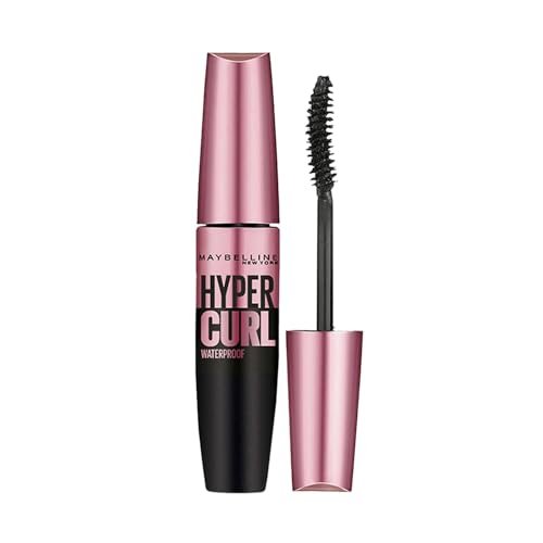 Maybelline New York Mascara, Highly Pigmented Colour, Long-lasting, Waterproof, Hypercurl , Black, 9.2ml Maybelline New York Mascara, Highly Pigmented Colour, Long-lasting, Waterproof, Hypercurl , Black, 9.2ml