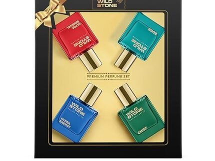 Wild Stone Edge, Forest Spice, Hydra Energy and Ultra Sensual Perfume Combo for Men, Long Lasting Smell | Pack of 4 (30ml each)