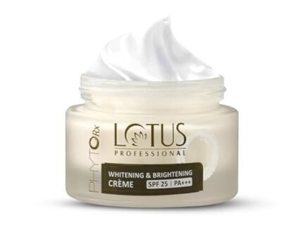 Lotus Professional PHYTORx WHITENING & BRIGHTENING CREAM SPF 25 | PA+++ | Radiant skin | Even skin tone | Pigmentation | Paraben Free | 50g