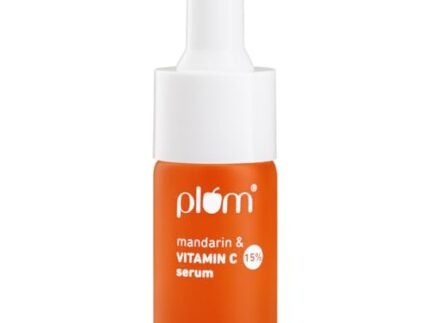 Plum 15% Vitamin C Serum for Glowing Skin | for Oily, Dry & Combination Skin | Reduce Pigmentation & Dark Spot |with Mandarin | Non-Irritating, Hydrating & Soothing | Face Serum for Men & Women | 10ml