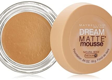 Maybelline New York Dream Matte Mousse Full Coverage Foundation For Sensitive Skin, Natural Beige, 18Ml, Pack Of 1