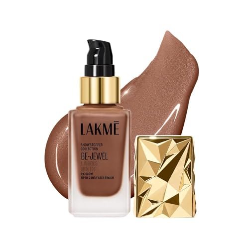 LAKME Be-Jewel Luminous Skin Tint, 25ml, for Radiant, Smooth and Luminous Finish, with Light-Reflecting Polymers, 24HR Filter-Like Wear, Foundation for Women Dry Skin, for Women – Cool Cocoa LAKME Be-Jewel Luminous Skin Tint, 25ml, for Radiant, Smooth and Luminous Finish, with Light-Reflecting Polymers, 24HR Filter-Like Wear, Foundation for Women Dry Skin, for Women – Cool Cocoa