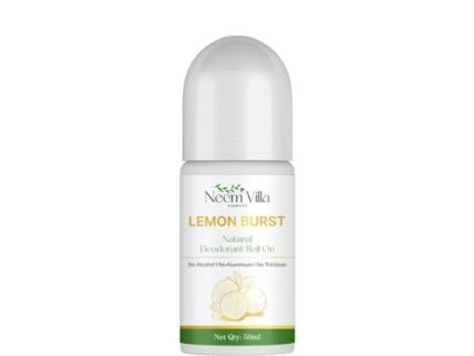 Lemon Roll-On Deodorant with Refreshing Citrus Aroma for All-Day Freshness | For Men & Women | 50 ml