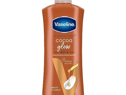 Vaseline Cocoa Glow Serum In Lotion, 600 ml | 100% Pure Cocoa & Shea Butter for Glowing & Soft Skin