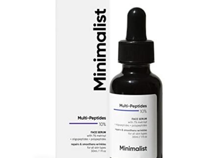 Minimalist Multi Peptide Night Face Serum for Ageless Younger Skin, 30 ml | Collagen Boosting, Hydrating & Overnight Repair Serum for Women & Men with 7% Matrixyl 3000 & 3% Bio-Placenta