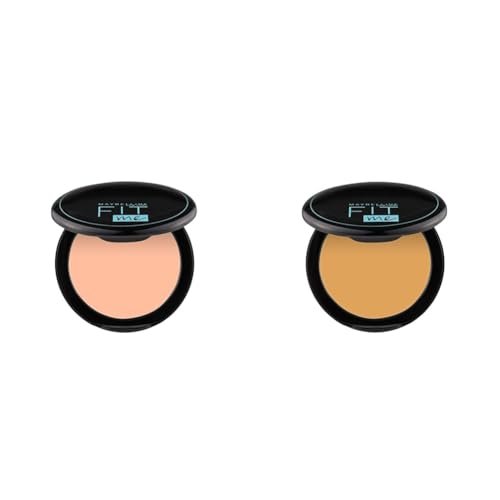 Maybelline New York Fit Me Matte + Poreless Compact Powder & Fit Me Matte + Poreless Compact Powder For All Skin Types (Beige, 8g+8g) Maybelline New York Fit Me Matte + Poreless Compact Powder & Fit Me Matte + Poreless Compact Powder For All Skin Types (Beige, 8g+8g)