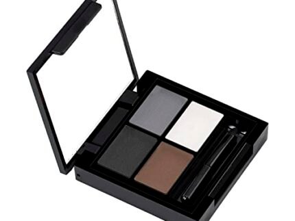 Swiss Beauty Eyebrow Palette with Wax Cream |Travel-friendly Eyebrow Palette with Blendable colors for Face makeup | Shade-01, 5gm|
