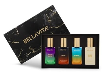 BELLAVITA Unisex Scents | Long Lasting Perfume Gift Set | Perfume for Man | Gifts for Woman | EDP 4x20ML | Bergamot, Vanilla, Cedar & Sandalwood