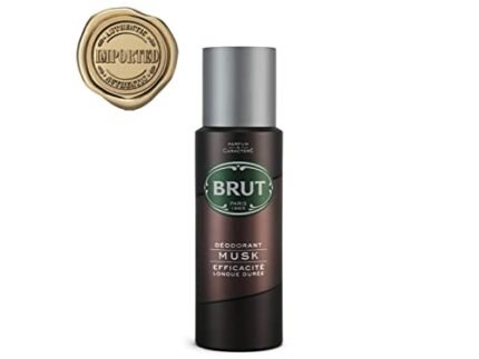 Brut Deodorant Spray for Men, Musk, Authentic, Elegant Musky Fragrance, Long Lasting Deo, for All Skin Types, 200 ml