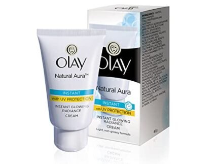 Olay Cream Natural Aura Vitamin B3, Pro B5, E With Uv Protection,40 Gm