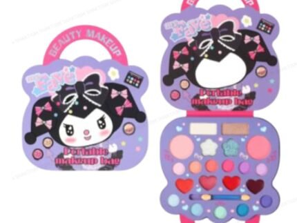 17 Colour Multi-functional Brifcase-Shaped Makeup Kit, Matte Eyeshadow, Lip Gloss, Highlighter, Blush, Contour Palette for Girls, Non-toxic, Washable with Folding Case (IG3181) (MakeUp Kit -KRM)