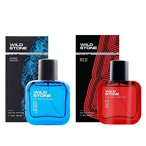 Wild Stone Hydra Energy and Red Long Lasting Mens Perfume, Combo Pack of 2 (30ml each) Wild Stone Hydra Energy and Red Long Lasting Mens Perfume, Combo Pack of 2 (30ml each)
