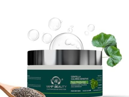 Face Moisturizer for Dry & Sensitive Skin | Centella, Hyaluronic Acid & Ceramides | Soothes Redness, Boosts Hydration & Strengthens Barrier | Lightweight Daily Cream | 50g