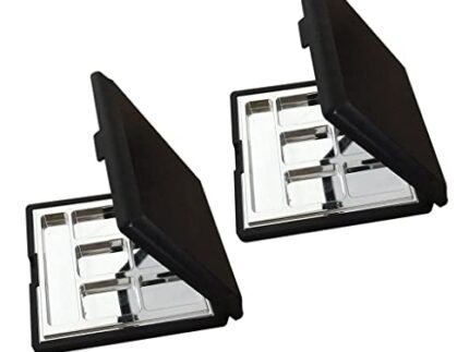 MYADDICTION 2Pcs Empty Makeup Palette for Eyeshadow Blusher Concealer Cosmetic DIY Plate