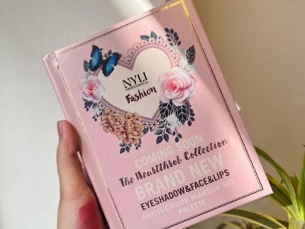 5in1 Book-Style Foldable Makeup Palette Book | Portable & Long-Lasting | Contour Blush Highlight Eyeshadow & concealer, Suitable for Multiple Skin Tones & Makeup Looks All In One MakeupBook