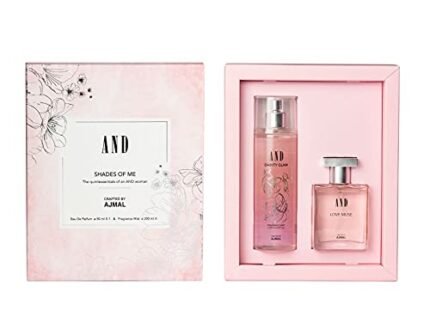 AND Love Muse Perfume Gift Pack for Women | 50ml Eau De Parfum for Women + Body Spray | Perfume for Woman with Jasmine & Lily Notes | Floral-Fruity Fragrance |.Versatile Office/Work Cologne for Woman