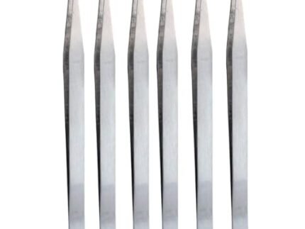 Alis Set of 6 Non-Magnetic Stainless Steel Tweezers – Heavy Duty For Electronic Gadgets & Personal Care