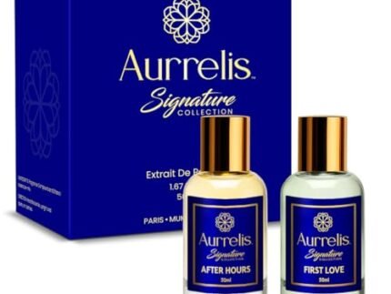 Aurrelis Signature Perfume Combo Pack of 2 – After Hours & First Love Extrait De Perfume | 18 Hours Long Lasting | Long‑Lasting Unisex Luxury Fragrance | 50 ml Each | Gift Set