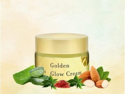 Avani Golden Glow Anti Aging Cream – 50G |With Aloevera & Saffron| Natural Face Cream for Woman & Men | Barrier Repair & Radiance Booster | All Skin Types