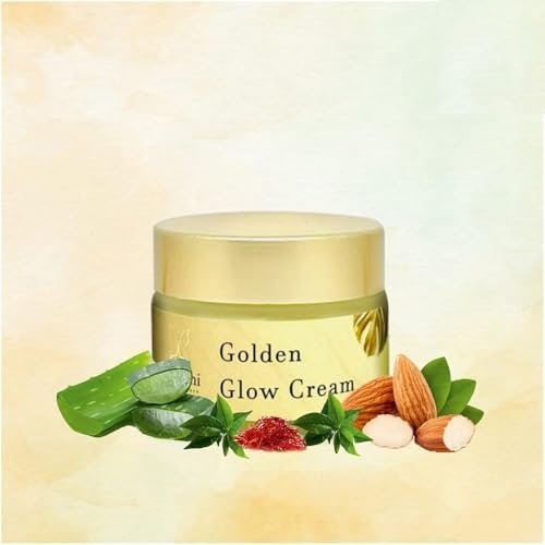 Avani Golden Glow Anti Aging Cream – 50G |With Aloevera & Saffron| Natural Face Cream for Woman & Men | Barrier Repair & Radiance Booster | All Skin Types Avani Golden Glow Anti Aging Cream – 50G |With Aloevera & Saffron| Natural Face Cream for Woman & Men | Barrier Repair & Radiance Booster | All Skin Types
