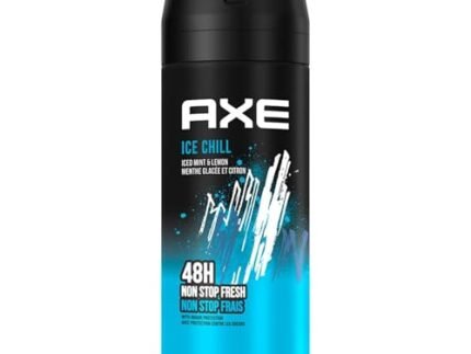Axe Ice Chill Deodorant Body Spray for Men | 48H* Odour Protection | Crushed Mint & Rosemary notes| 150ml