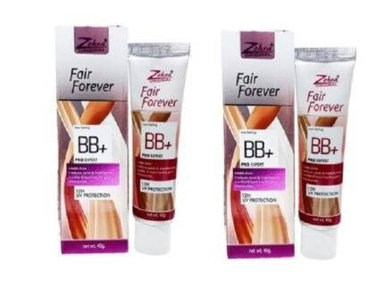 BB+ Fair Forever Cream For All Skin Types, Ivory Lightweight Natural Foundation, 2.25gm For Even Skin Tone, Instant Spot Coverage Pack of 2