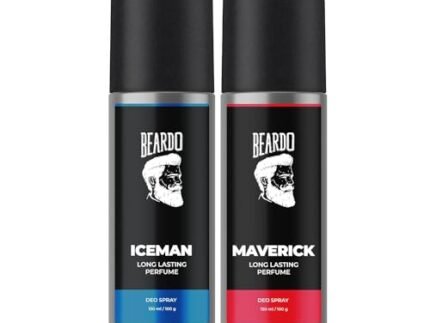 BEARDO Iceman & Maverick Perfume Deo Spray Combo For Men, 150 ml x 2