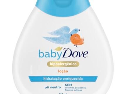Baby Dove Rich Moisture Nourishing Baby Lotion 200 ml, With Moisturising Cream, Gentle Care for Baby’s Soft Skin