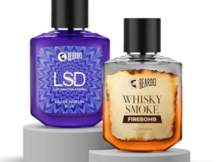 Beardo LSD x Firebomb Edition Perfume Combo for Men (50ml x 2) | Long Lasting Fragrance | Long Lasting Perfume for Men | Gift for Men | Gift for Friend