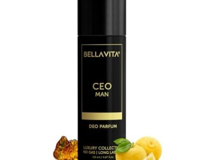 Bella Vita CEO Man Body Perfume 150ml | Premium No Gas Deo for Men | Deodorants Man | Long Lasting Office Fragrance with Tonka, Agarwood & Sophisticated Masculine Notes