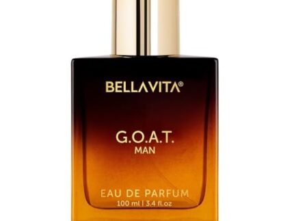 Bella Vita Luxury G.O.A.T Long Lasting Perfume | Perfume for Man | Eau De Parfum 100ml | Bergamot, Patchouli & Vetiver | Spicy, Citrus, Woody & Musky Premium Fragrance