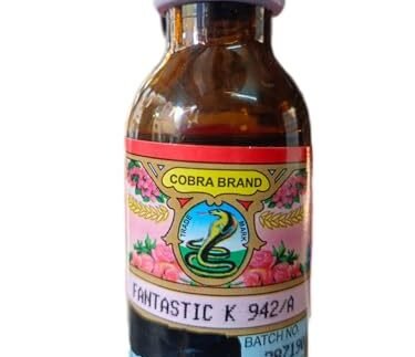 COBRA BRAND- FANTASTK 942/A *Attar Perfume/Natural High QualityReal And Long Lasting Attar-0% AlcoholAttar For Men&Women 25ML 1PACKh*H.M.HERBAL WORLD