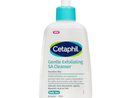 Cetaphil Gentle Exfoliating SA Cleanser 236ml | Foaming Gel Face Wash with Salicylic Acid, Mandelic Acid & Gluconolactone | Gently Exfoliates & Improves Texture | Dermatologist Recommended Brand