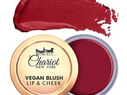 Chariot New York Lip & Cheek Matte Vegan Tint Blush Red 6 gm | Lightweight, Natural Finish, Long-Lasting, Multipurpose Tint