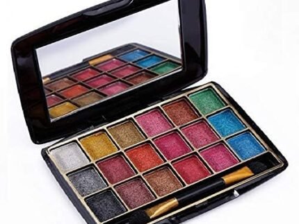 Colorful Eye Shadow Makeup Pallets – 18 Colors Matte and Shimmer Eyeshadow Palette, Rainbow Eyeshadow Shimmer Makeup Pallet, Eye Shadow Palettes Makeup Kit