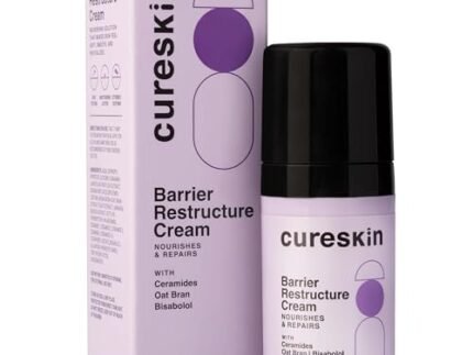 Cureskin Barrier Restructure Cream | Nourishes and Repairs | Ceramides, Oat Bran, Bisabolo (17 g)