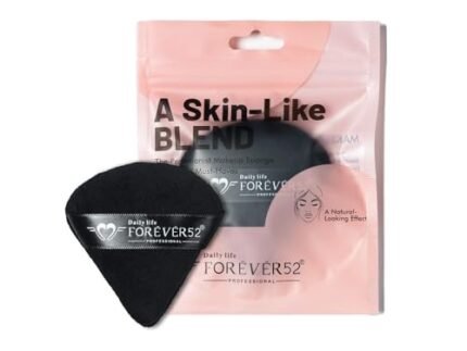 Daily Life Forever52 A Skin-Like Blend Baking Powder Puff – MSP009 | Ultra-Soft, Multi-Use Puff for Foundation, Concealer, Blush & Setting | Wet & Dry Use | Flawless, Radiant Finish
