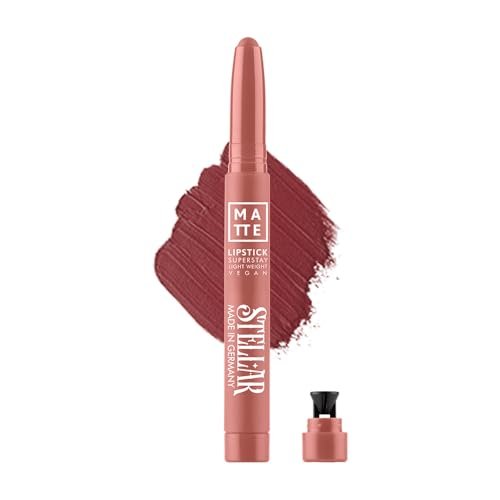 Daily Life Forever52 Stellar Matte Lipstick Crayon| Intense Pigment & Ultra-Matte Finish| Smudge-Proof, Waterproof & Long-Lasting| Enriched with Jojoba Oil for Soft, Hydrated Lips| Built-In Sharpener (Spice Girl-04) Daily Life Forever52 Stellar Matte Lipstick Crayon| Intense Pigment & Ultra-Matte Finish| Smudge-Proof, Waterproof & Long-Lasting| Enriched with Jojoba Oil for Soft, Hydrated Lips| Built-In Sharpener (Spice Girl-04)