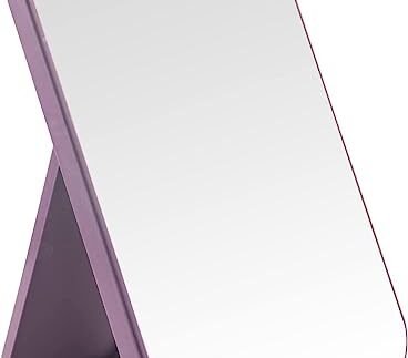 Desktop Makeup Mirror, Portable Mirror,Table Desk Dual-Purpose Square Mirror