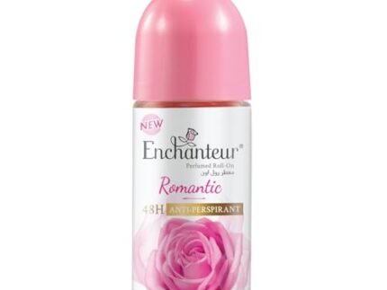 Enchanteur Romantic Roll-On Anti-Perspirant Deodorant | 48-Hour Odour Protection, Quick-Dry & Non-Sticky | Floral French Fragrance | 50 ML